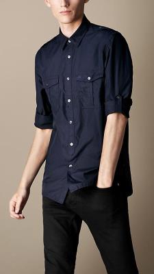 Cheap Burberry Men Shirts wholesale No. 969